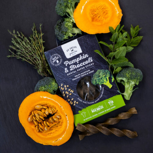 GO NATIVE dentalna spirala buča in brokoli 150g