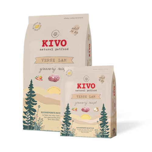 KIVO hladno stiskani peleti jagnjetina in krompir