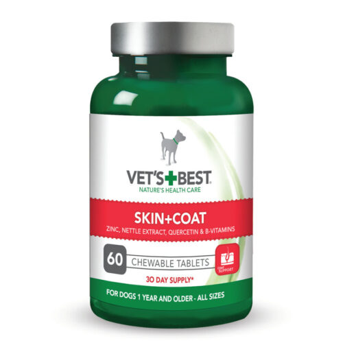 Vet's Best Skin & Coat - tablete za kožo in dlako pse 60 tbl.