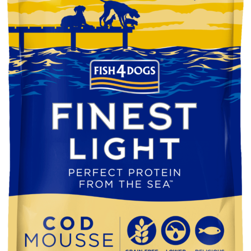 FISH 4 DOGS FINEST LIGHT COD (polenovka) MOUSSE