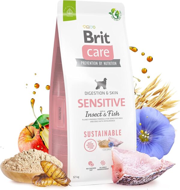 Brit Care sustainable sensitive riba in insekti