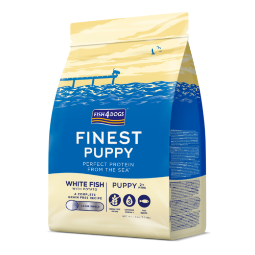 FISH 4 DOGS FINEST WHITE FISH (bela riba) / PUPPY