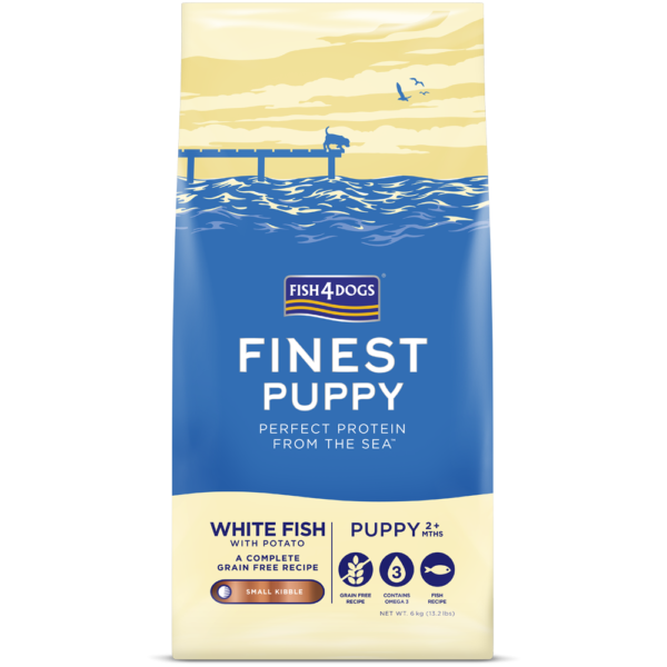 FISH 4 DOGS FINEST WHITE FISH (bela riba) / PUPPY