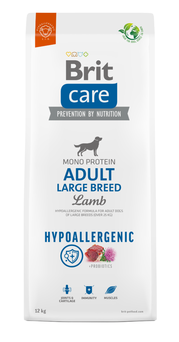 Brit Care hypoallergenic adult large breed - jagnjetina in riž