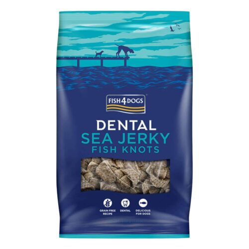 FISH 4 DOGS DENTAL SEA JERKY FISH KNOTS (RIBJI VOZLI)