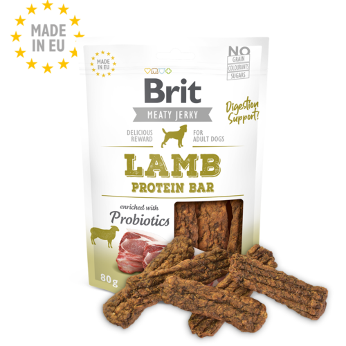 Brit - Meat Jerky protein bar z jegnjetino 80g