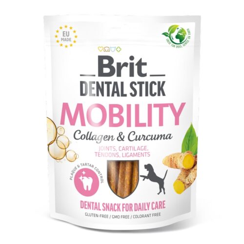 Brit dog dental stick mobility with collagen & curcuma​