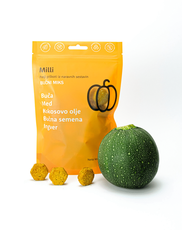 Milli pasji piškoti - Bučni miks