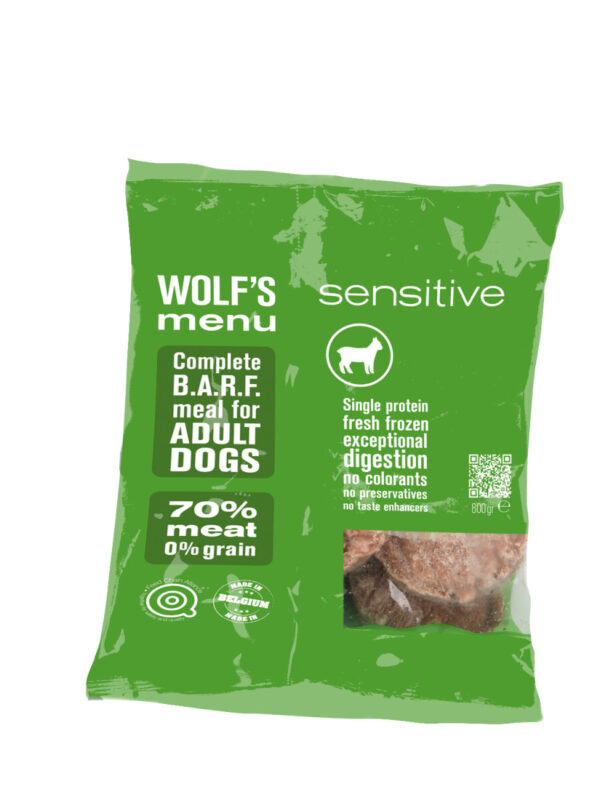Wolf's menu Sensitive MONO jagnjetina 800g