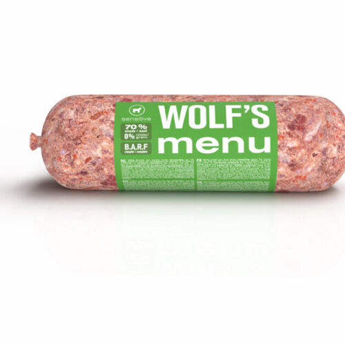 Wolf's Menu Sensitive MONO jagnjetina klobasa 1kg
