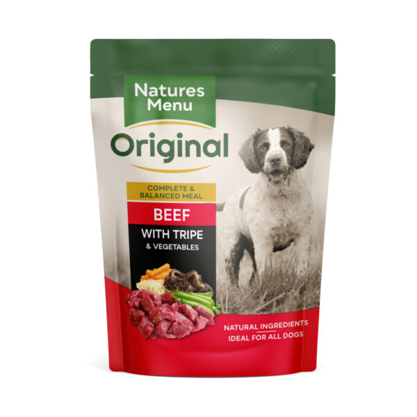 11--84 Natures Menu Complete Meal vrečka za pse - govedina&vampi 300g
