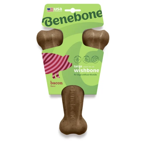 Benebone Wishbone – trpežna žvečilka z okusom slanine