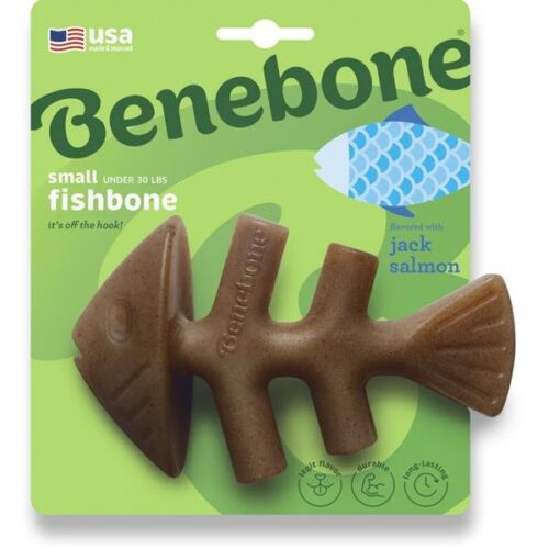 Benebone Fishbone – trpežna žvečilka z okusom pravega lososa
