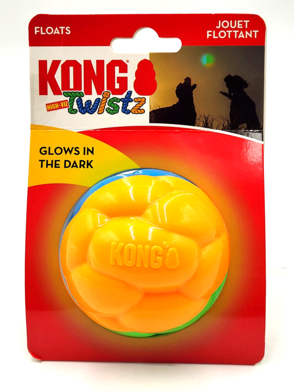 kong ball. KONG TWISTZ High Viz Ball L