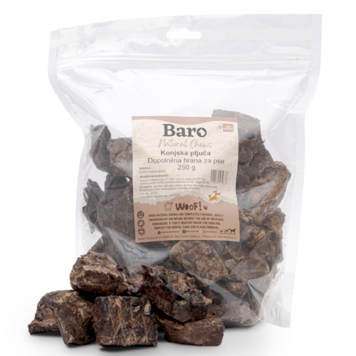 BARO natural chews konjska pljuča 250g