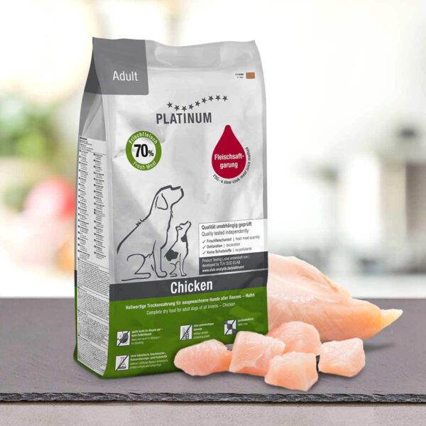 PLATINUM adult Chicken, suha hrana za pse