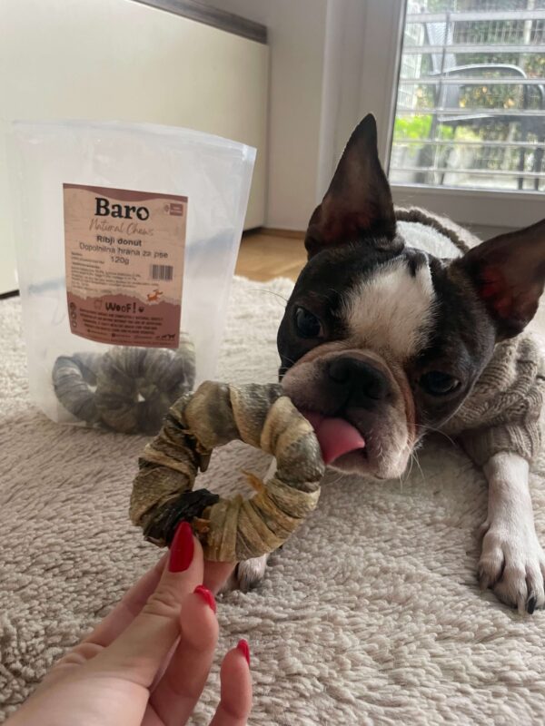 BARO natural chews ribji donut 120g