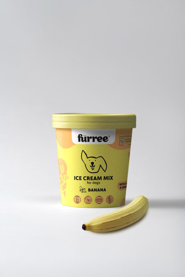 Furree mešanica za sladoled - banana