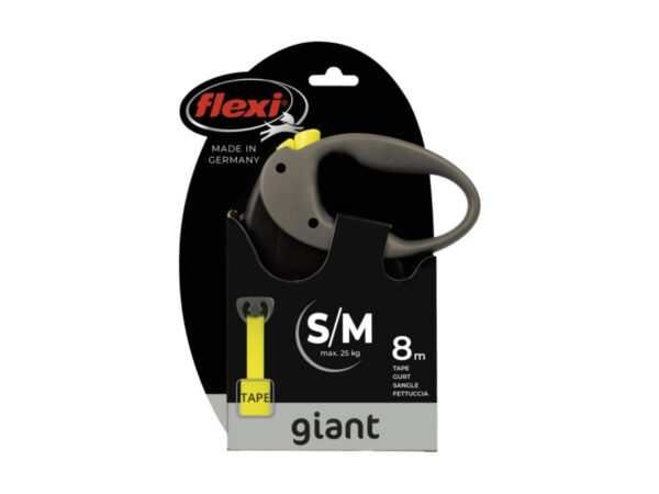 FLEXI-giant-S-M Flexi povodec Giant S/M 8m