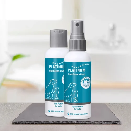 PLATINUM Oral Clean + Care Forte - Ustna nega za pse in mačke – 100 ml (gel ali sprej)