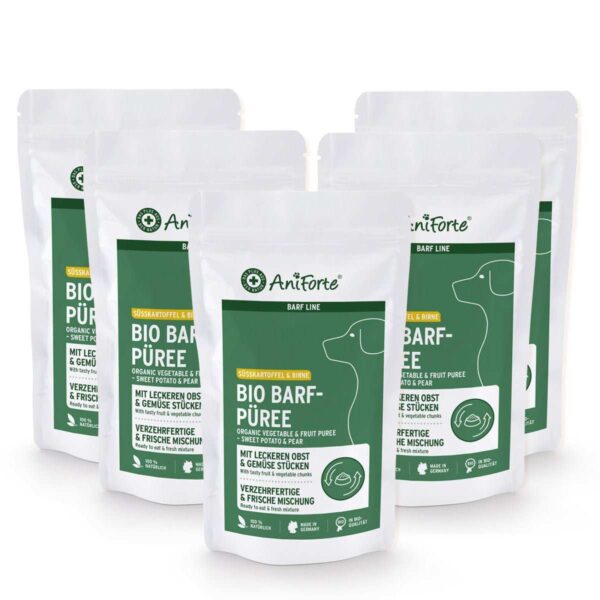 AniForte® BIO BARF-Pire Sladki krompir & Hruška – 150g