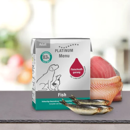 PLATINUM MENU Adult Fish - Ribe za odrasle pse 185g