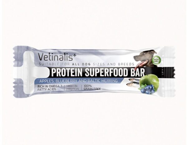 Screenshot Vetinalis - PROTEIN BAR Ribe, jabolko in borovnice