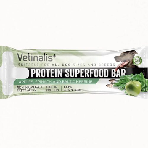 Vetinalis - PROTEIN BAR Ribe, jabolko in špinača