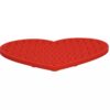 Eat Slow Live Longer Lick Mat Lovely Red - srček podloga