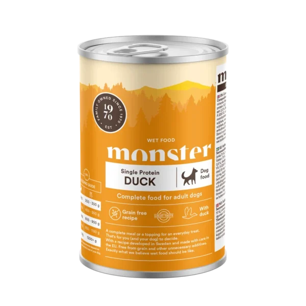 Monster_Dog_Wet_Food_Can_Single_Duck_400_g Monster Dog – Monoprotein Raca 400 g