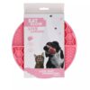 Eat Slow Live Longer Lick Mat circle pink - čudežen krog