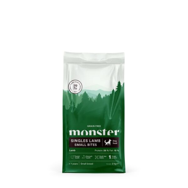 Slika 2 Monster Dog Grain free LAMB Jagnjetina SMALL BITES – Suha hrana za pse