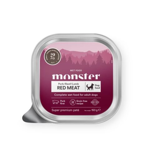 Slika 4 Monster Dog Pate – pašteta – RED MEAT PORK/BEEF/LAMB – svinja/govedina/jagnjetina 150g