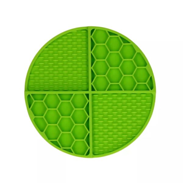 Eat Slow Live Longer Lick Mat circle green - čudežen krog